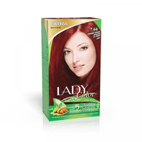 Coloration cheveux Rouge grenat