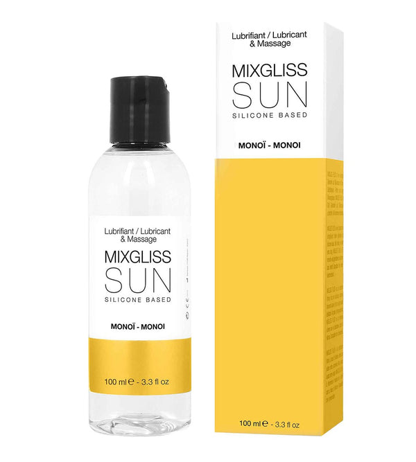 Lubrifiant Silicone de Qualité 2 en 1 Sun Monoï de MixGliss - 100 ML