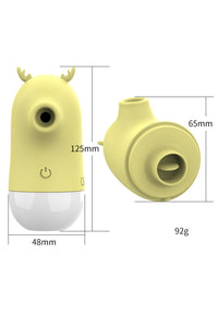 Stimulateur Clitoridien Onde et Langue 2 en 1 - Compact, Rechargeable et Waterproof