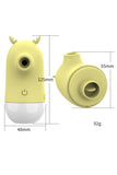Stimulateur Clitoridien Onde et Langue 2 en 1 - Compact, Rechargeable et Waterproof
