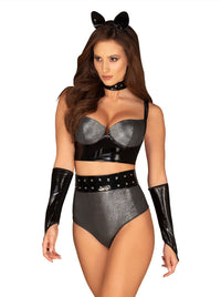 Ensemble lingerie tenue sexy Catwoman